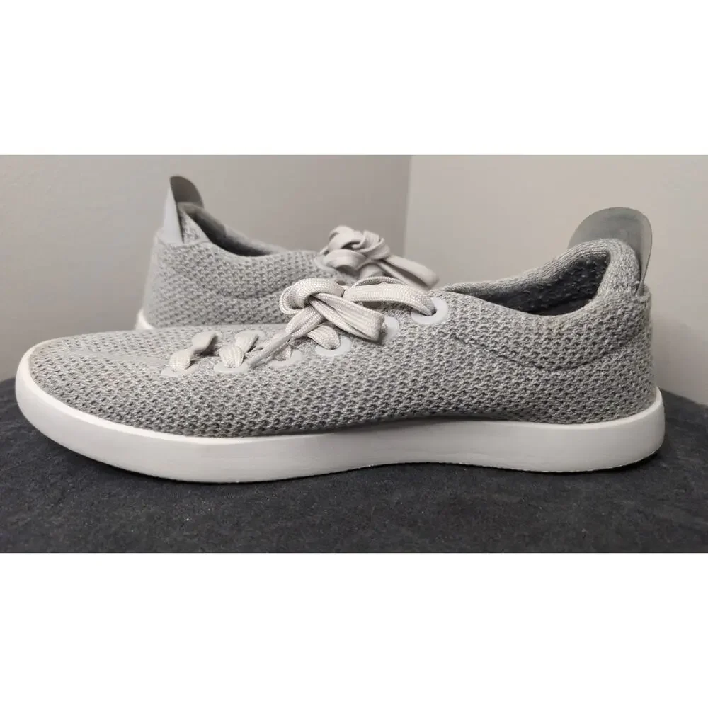 Allbirds Tree Runners Sneakers Gray Knit Lightweight Casual Minimalist